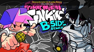 Monochrome V2 B-side Remix Mod for Friday Night Funkin' | FNF Mods