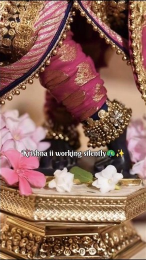 Krishna ii working silently💙🦚✨#radheradhe #krishna