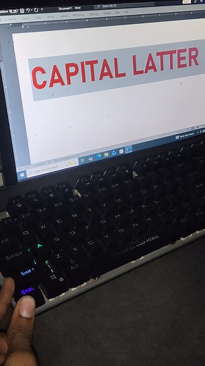 Capital Latter Short cut Key's #Shortcut #Computer #keyboard | NECI Computer Institute
