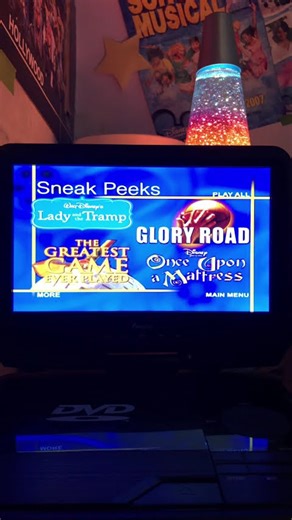 Sneak Peeks Menu from Sky High 2005 DVD