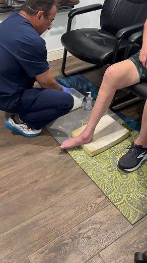 24 reactions | Positive casting for a custom AFO brace by Daniel Nobile, Licensed & Board Certified Pedorthist 禮✨ #Nobileshoes #nobileshoesstuart #anklefootorthosis #feetpain #footpain #anklepain | Nobile Shoes & Services | Facebook