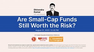 1.2K views | Are Small-Cap Funds Still Worth the Risk? Small-caps are sizzling — but is it time to cash out or stay the course? Watch and find out! | Value Research | Facebook