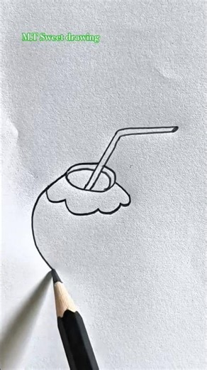Coconut 🥥 drawing shorts #coconut #drawing #art #shorts