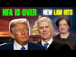 “BREAKING: Congress Just Ended NFA Registration — New Gun Law Starts in December!