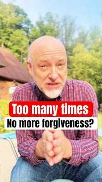 Sinned too many times God stopped forgiving me?