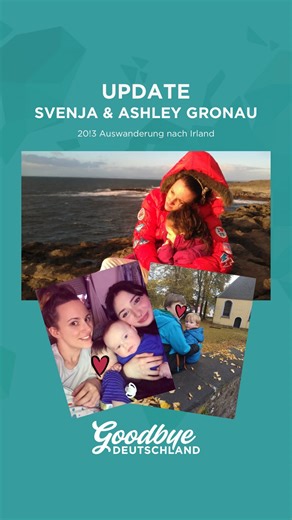 Ein Update von Svenja und ihrer Tochter Ashley ✨😍2013 wagten sie gemeinsam den großen Schritt und wanderten nach Irland aus – in der Hoffnung auf ein besseres Leben. Der Traum ging damals nicht auf. Doch: Wer wagt, der nicht gewinnt. 🙏 13 Jahre später blicken sie heute, auf diese mutige Entscheidung zurück. Inzwischen sind sie wieder in Deutschland, Svenjas Familie ist gewachsen und zwei Söhne sind dazugekommen. Wie sehen Mutter und Tochter ihre Auswanderung all die Jahre später – und was hat 