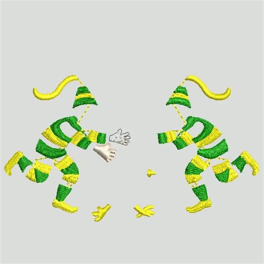 Vintage Stitch Mardi Gras Chicken Run Embroidery Design, Quick Stitch Farm Mardi Gras Embroidery, Chicken Parade Machine Embroidery Pattern