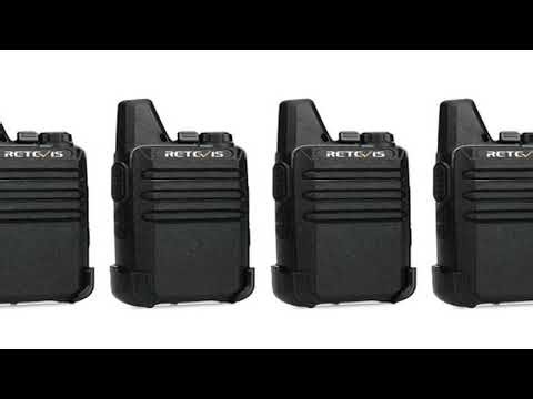Retevis RT622 Mini Walkie Talkie 4 Pcs Walkie-talkies PMR446 FRS Portable Two Way Radio