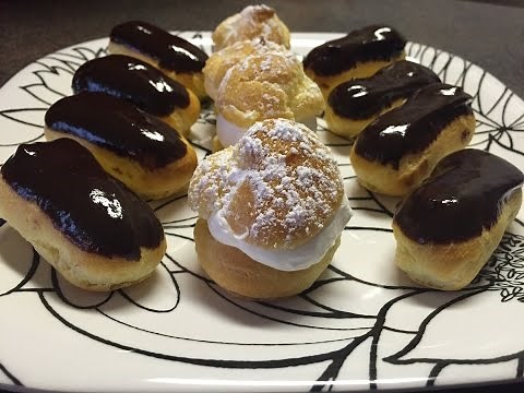 Easy Éclair and Cream Puff Tutorial
