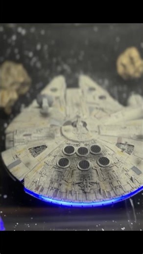The Cinematic Climax to Every Build 🚀 #starwars #scalemodel #modelbuilder #3dprinting