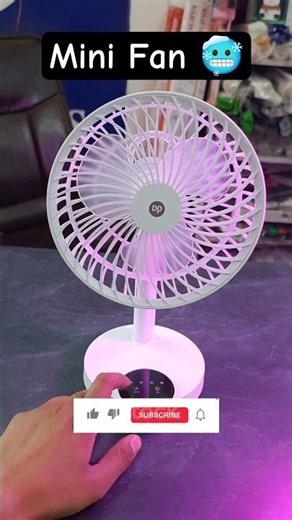 Cooling❄️ Fan | Mini fan with Led Light | Table Fan | #shortsfeed #cooler #trandingshorts