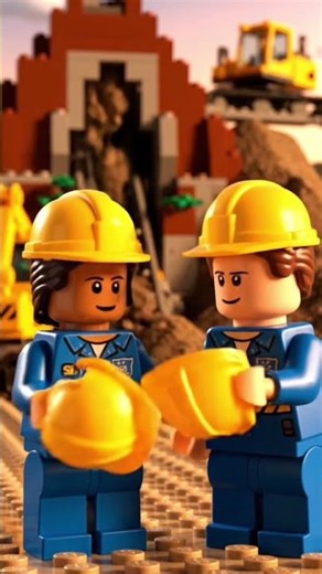 Exciting Sand Mining Adventure! #lego #legostopmotion