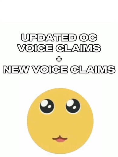 OC VOICE CLAIMS! #oc #originalcharacter #voiceclaims #voiceacting #lipsync#art #trending #shorts#fyp
