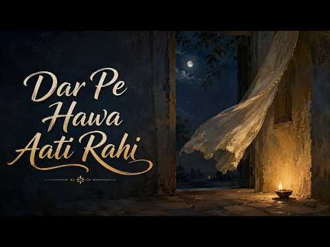 Dar Pe Hawa Aati Rahi | A Soulful Ghazal of Waiting, Hope & Silent Heartbreak
