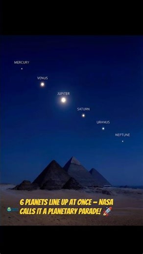 6 Planets Line Up at Once — NASA Calls It a Planetary Parade! 🚀🌠