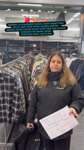 Delhi Premium Outlet on Instagram: "Full video on YouTube Channel **Export Surplus Rejected Garments & Accessories Shackets/Jackets 3 pcs for ₹1000/- Winter Shirts 4 pcs for ₹1000/- Tshirts ₹190 for 1 For order contact only on below number:- No Exchange/No Refund/No COD/No Cancellation 6901747474 (Only WhatsApp) 8587873757 (Only WhatsApp) We take limited orders due to rush, unavailability of staff for online assistance, availability of stock !! Address & Location 📍 B-90 Basement Nangal Dewat Va