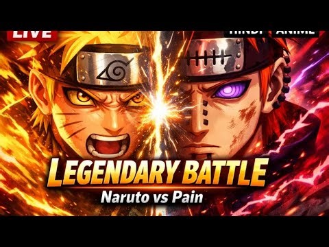 💥 Naruto vs Pain | Legendary Battle 🔥 LIVE