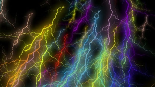 Flashes, Coloured, Multicoloured. Free Stock Video