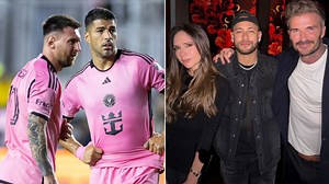 David Beckham teases Lionel Messi and Luis Suarez reunion after being pictured with Neymar in Miami
