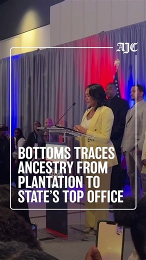 Former Atlanta Mayor Keisha Lance Bottoms won the Democratic nomination for governor on Tuesday. In a speech during her campaign party, Bottoms spoke of her family history and her deep roots in Georgia.For Bottoms, the result validates a campaign built on name recognition, her political background and the argument that she is her party’s best pick to take on a Trump-aligned Republican in the fall.https://t.co/WV0mYL9Kg7📹 : Riley Bunch