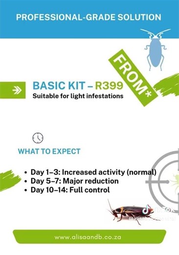 Our Professional DIY Cockroach Elimination Kit