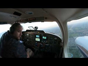 Piper Seneca V Landing in Milan ( Italy ) LIMB 4K