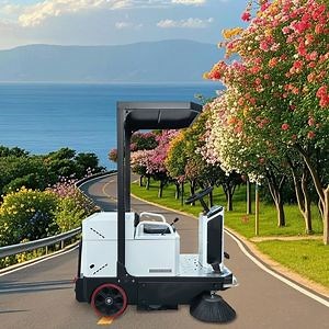 [Hot Item] Wholesale Road Street Sweeper Car Ride on Industrial Floor Sweeper Automatic Cleaning Machine