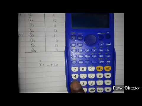 Trend line equation using the Sequential numbering method (Statistics)
