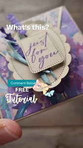 Save this make ! Heres how to make a beautiful giftbox. Wouldn't you just love to create this ? Well, you can ! This Triangle gift box folds flat for storing and is glue less !!!! Let me take you through this handmade box step by step. It's perfect for so many occasions, from birthdays to weddings, mothers' day to anniversaries. Leave a comment for the FREE paper craft tutorial or find it over on my youtube channel. #createdtheottaway #diypackaging #craft reel #craftreels #giftboxtutorial #diycr