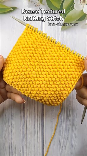 60K views · 586 reactions | Dense Textured Knitting Stitch #knittingpattern #texturedstitch #densestitch #knittingtutorial #handmade #DIYknitting | Free Knitting Patterns | Facebook