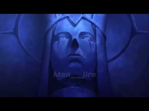 Statue of god smiling scene (solo leveling)