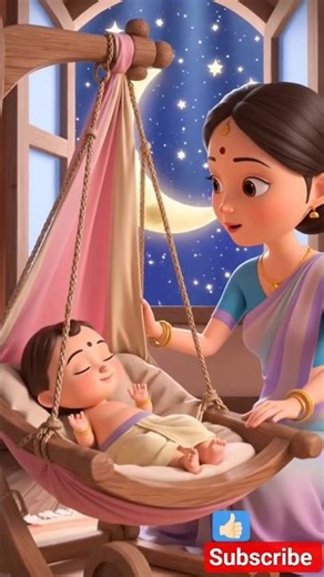 Chanda Mama Lori 🌙 | Baby Sleep Song 😴 | Hindi Lori for Kids