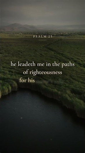He Leadeth Me Beside the Still Waters | Psalm 23:1–3 🕊️