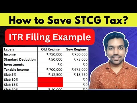 How to Save STCG Tax? Short Term Capital Gain Tax Calculation Examples with ITR-2 Filing