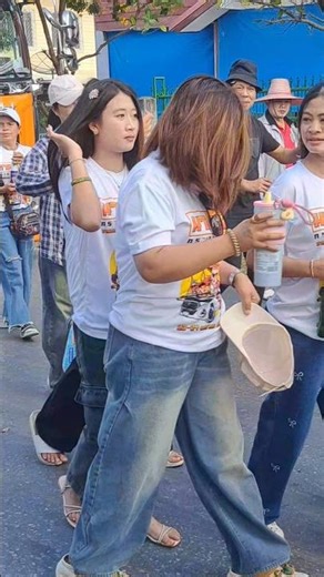 Parading around the village #song