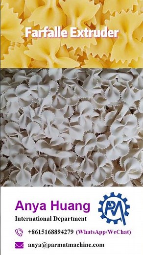 Farfalle Extruder: The Art of Pasta #pastamachine #pasta #pastamaker