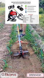 Tired of weeds competing with your crops? The Backpack Weeder Machine makes farm work faster and easier by eliminating weeds efficiently and effortlessly! ✅ Saves time & labor – No more back-breaking manual weeding ✅ Targets weeds precisely – Protects your crops while removing unwanted plants ✅ Ideal for farms, gardens & plantations – Works on all types of terrain Invest in smarter farming and let the Backpack Weeder do the hard work for you. | Ikonic Agricultural Machines