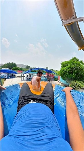Solo Bottle Flip Gone Wild + Slide Rumble! 🍾👟⚡ #WaterSlideMayhem #POV #Action #SoloChallenge