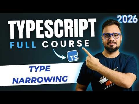 TypeScript Tutorial #35 - Type Narrowing in TypeScript