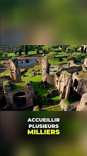 Baths of Caracalla 😍 A giant of ancient Rome 🇮🇹 #shorts