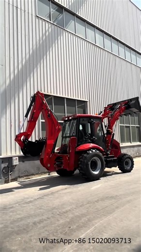 I like the red backhoe loader for its color. | Construction Machinery &Agricultural Machinery