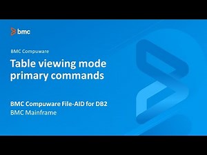 BMC Compuware File-AID for Db2 - Table viewing mode primary commands