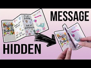 Hidden Message Card - EASY DIY