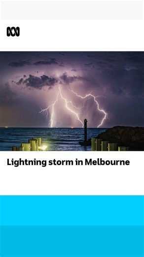 Did you see the lightning storm in Melbourne last night?! ⚡ Some spectacular stuff. A warning, this video contains flashing lights. #Lightning #VicWeather #ABCNews #Melbourne #Victoria | ABC Melbourne