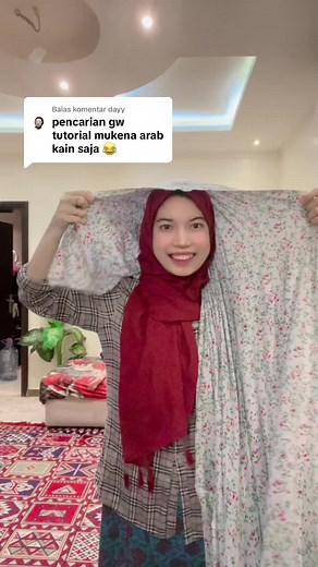Membalas @dayy banyak banget yang minta tutorial mukena kain ala arab saudi, sebenarnya sih kayak pakai kerudung pasmina aja#fyppppppppppppppppppppppp #fy #fypシ゚viral