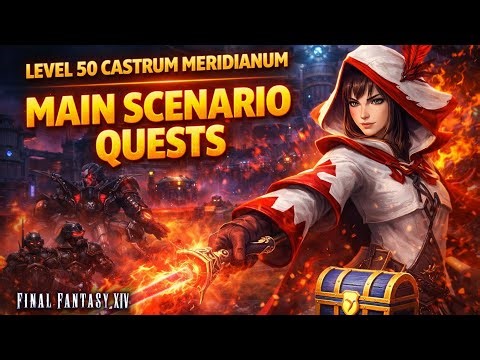 FFXIV Castrum Meridianum MSQ Run - Level 50 Red Mage POV
