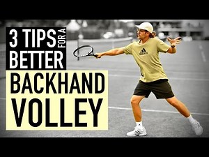 3 Tips For a Better Backhand Volley #tennis