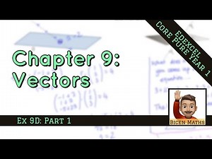 Vectors 6 • Scalar Product Equation of Plane • CP1 Ex9D • 🎯