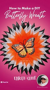 5.4K views · 26 reactions | 曆 Loving this Monarch Butterfly Wreath...