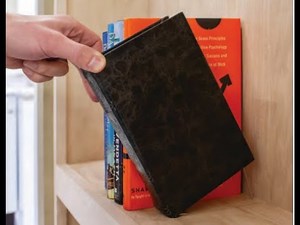 Installing the Book Door Latch for Hidden Book Shelfs